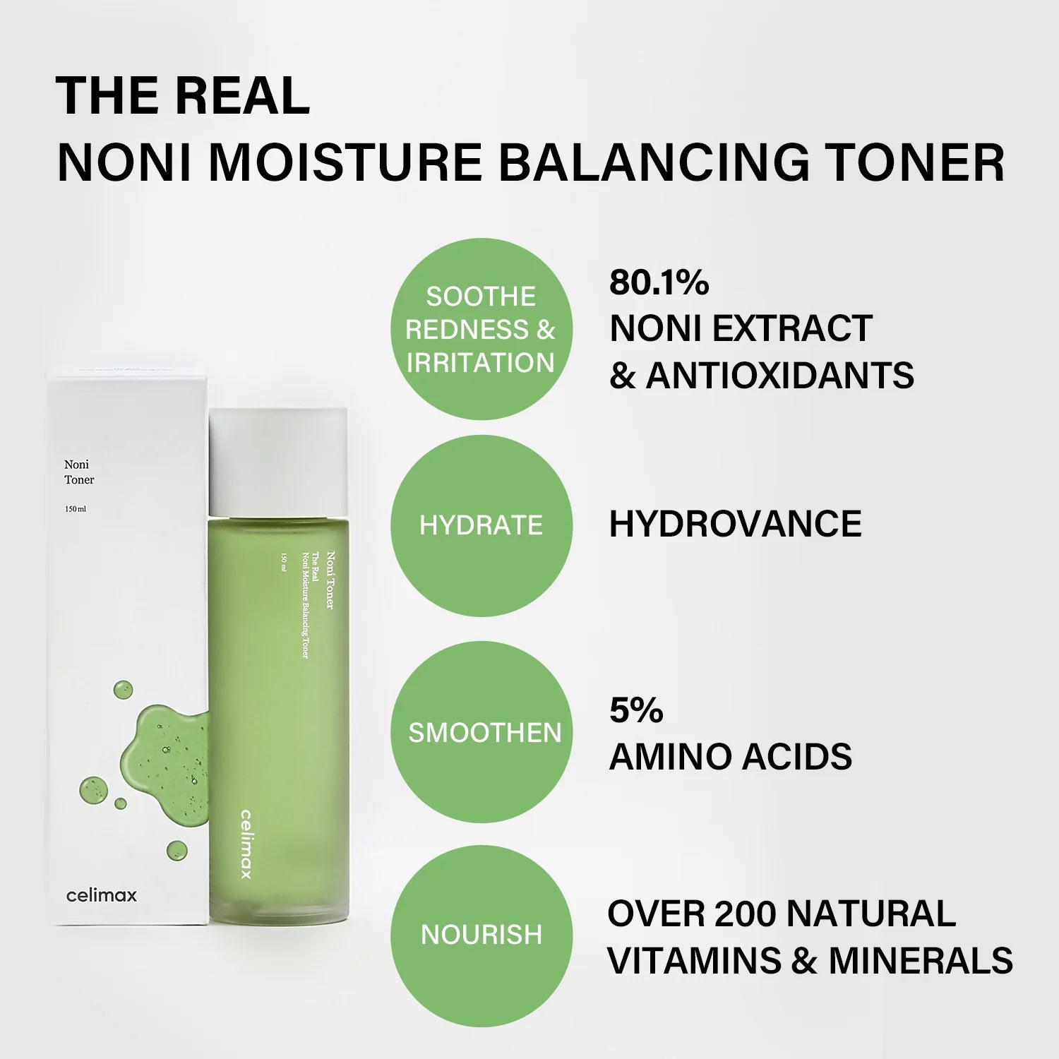 Сelimax The Real Noni Moisture Balancing Toner 150ml