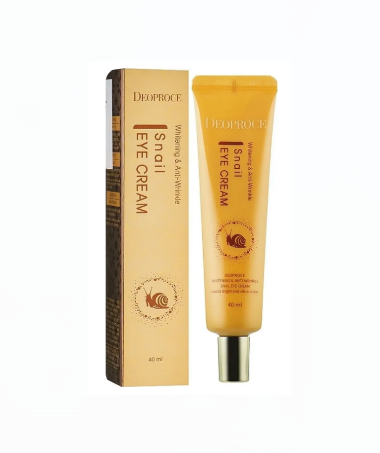 Deoproce Snail Eye Cream 40ml – Whitening & Anti-Wrinkle Filler For All Skin Types, Korean Skincare, Free Shipping