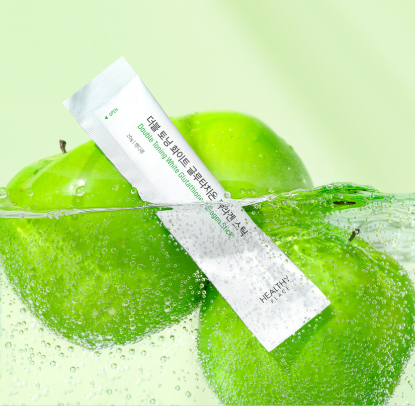 HEALTHY PLACE Double Toning White Glutathione Collagen Stick. Korean B   GKbeautybar
