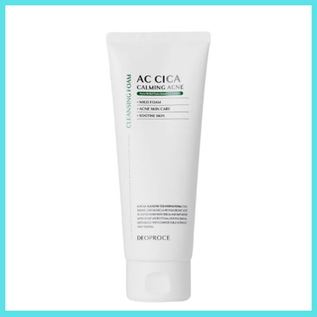 DEOPROCE AC CICA CALMING ACNE CLEANSING FOAM 150ml