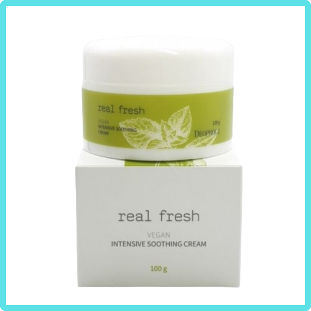 DEOPROCE REAL FRESH VEGAN INTENSIVE SOOTHING CREAM