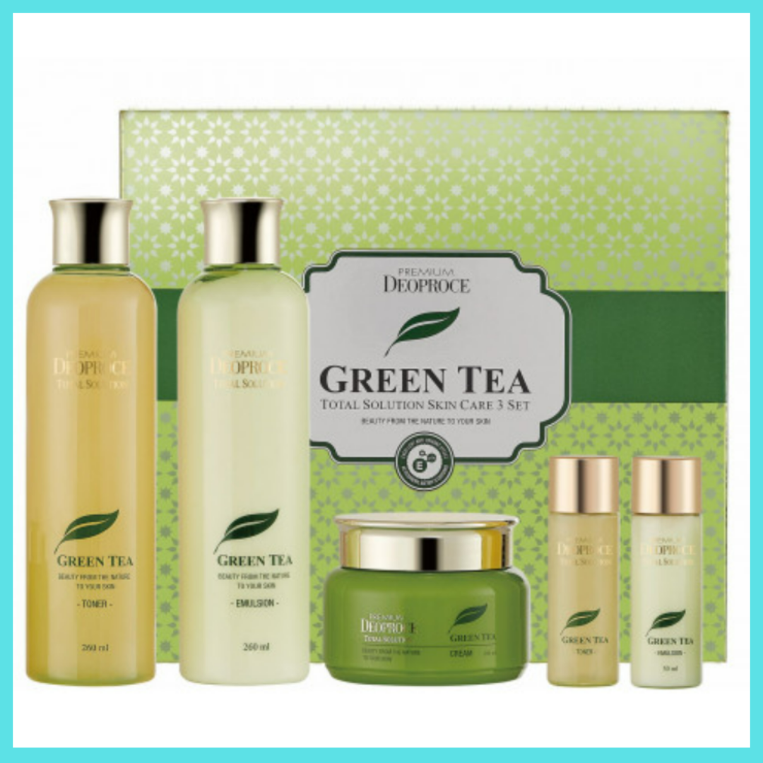 PREMIUM DEOPROCE GREEN TEA TOTAL SOLUTION SET – GKbeautybar