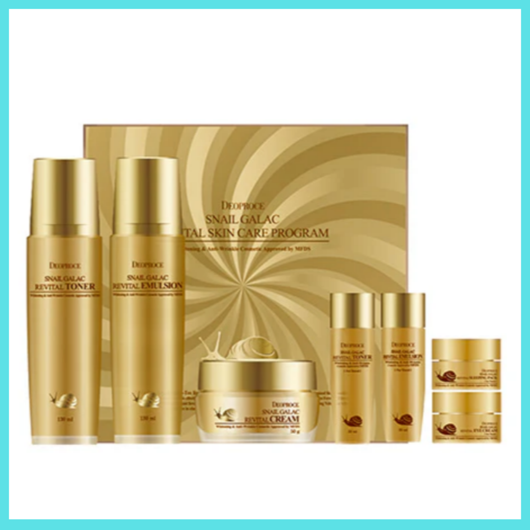  DEOPROCE SNAIL GALAC REVITAL SKIN CARE PROGRAM SET