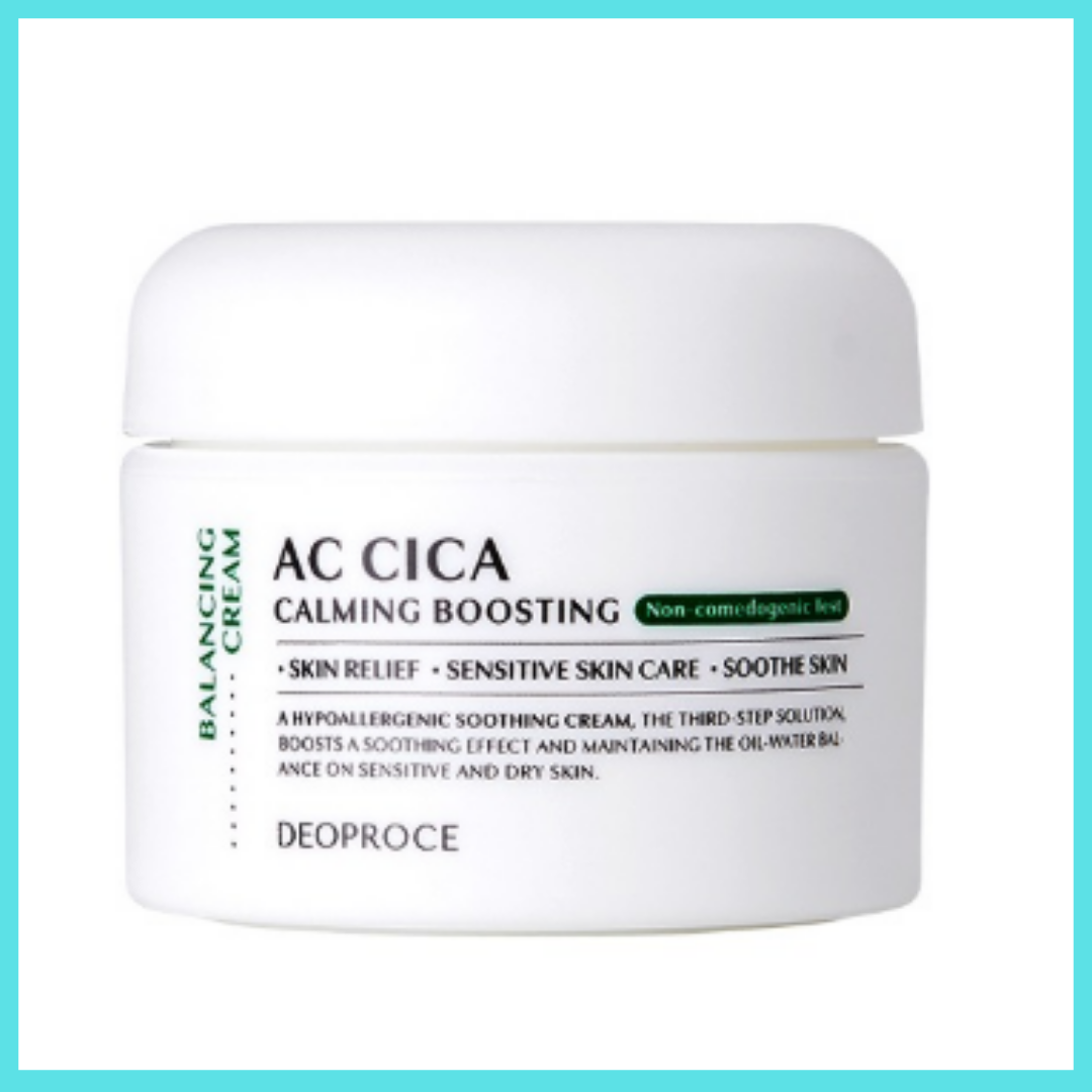 DEOPROCE AC CICA CALMING BOOSTING BALANCING CREAM 50g