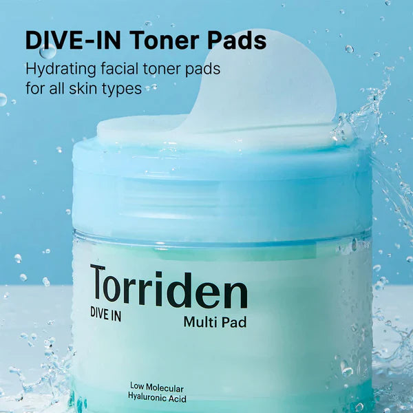 Torriden Dive in Low Molecular Hyaluronic Acid Multi Pad 160ml 80 sheets