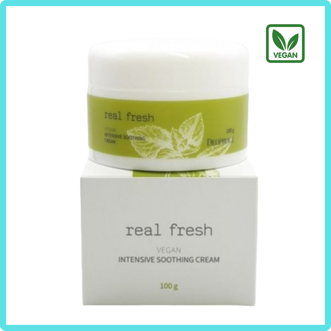 DEOPROCE REAL FRESH VEGAN INTENSIVE SOOTHING CREAM